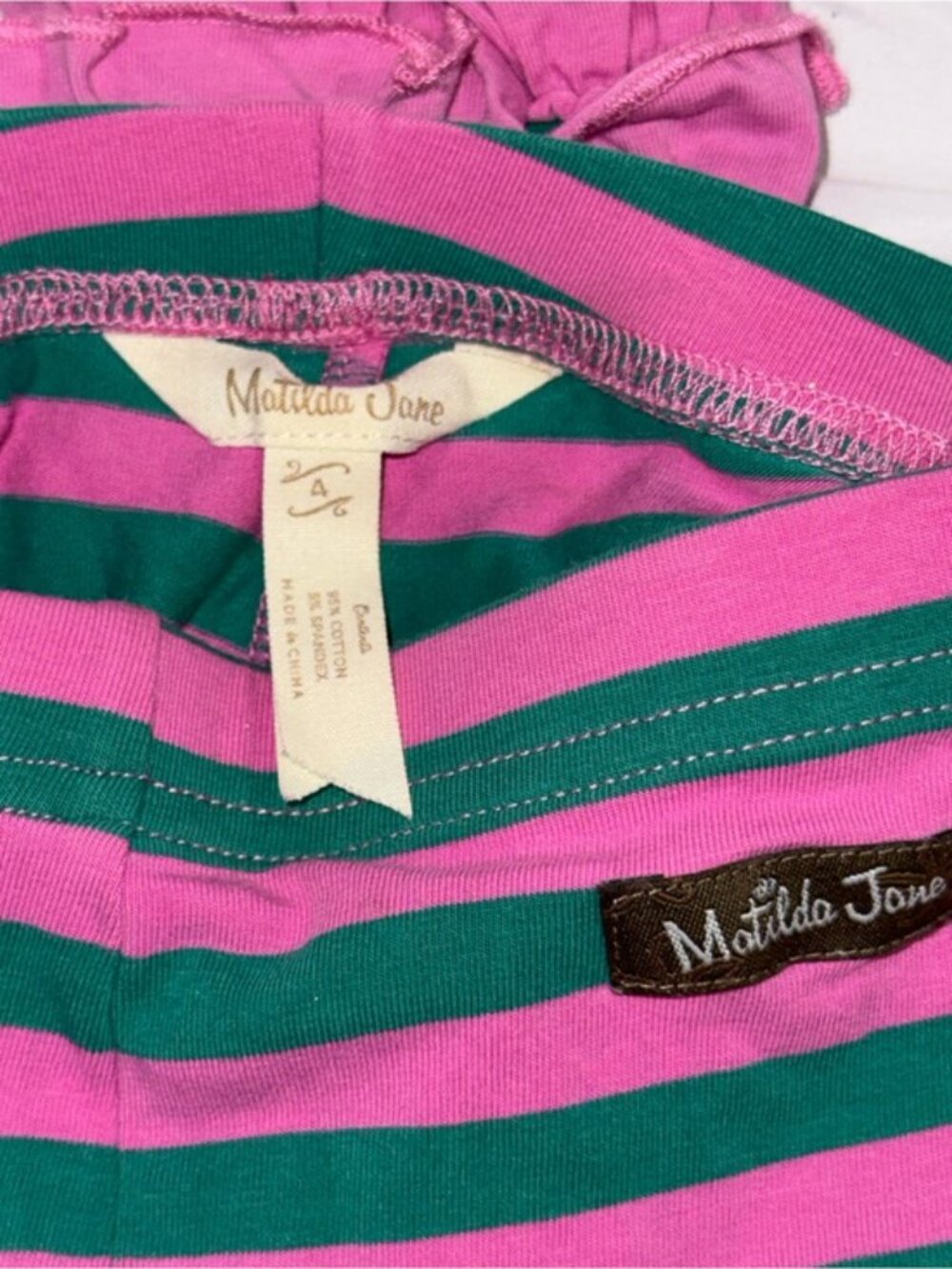Set of Matilda Jane Leggings Sz 4 & Tights Sz 4/6 - EUC - Size - Picture 3 of 5